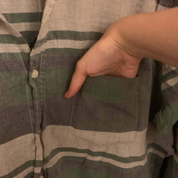 DONATED Aeropostale Multi-Stripe Button Down - Picture 2 of 5